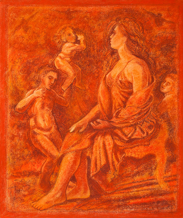 Saras Story Drawing 34x40