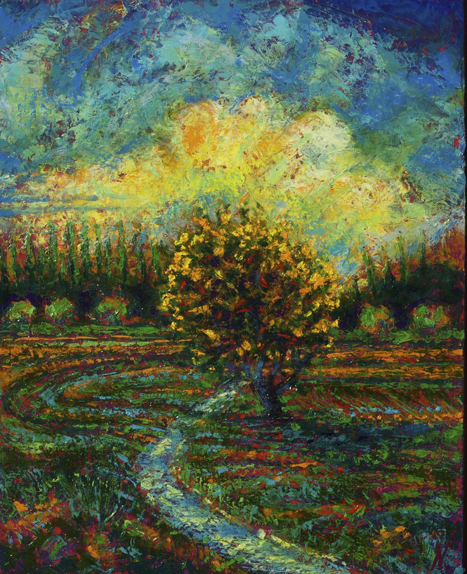 The-Apple-Tree-oil-on-panel-13-x-16
